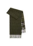 Reversible B Shield Cashmere Scarf, , hi-res