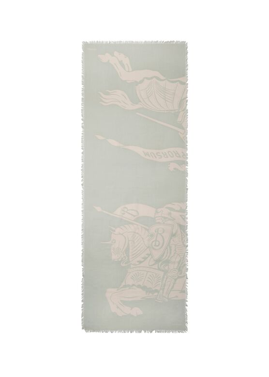 Wide EKD Wool Scarf, , hi-res