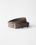 Leather belt