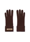 Logo Patch Wool Blend Gloves