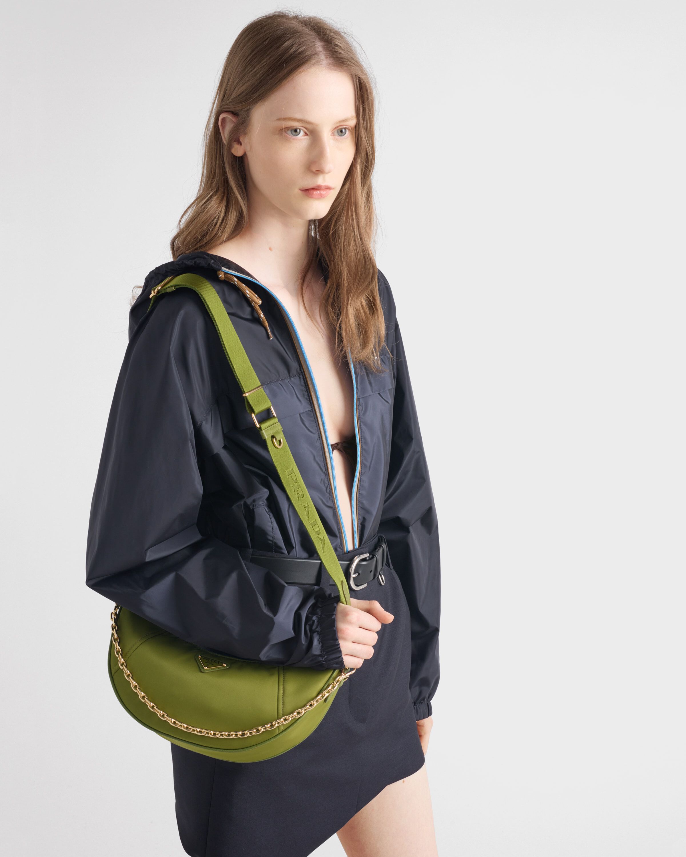 Prada Prada Demi-lune Re-Nylon shoulder bag Shoulder