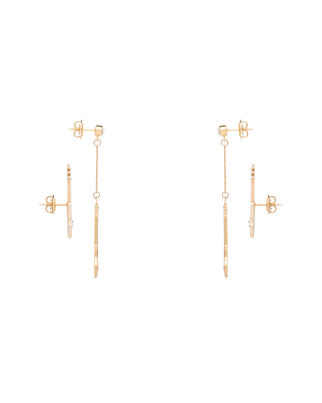 Prada Fine Jewellery gold and diamond earrings, , hi-res