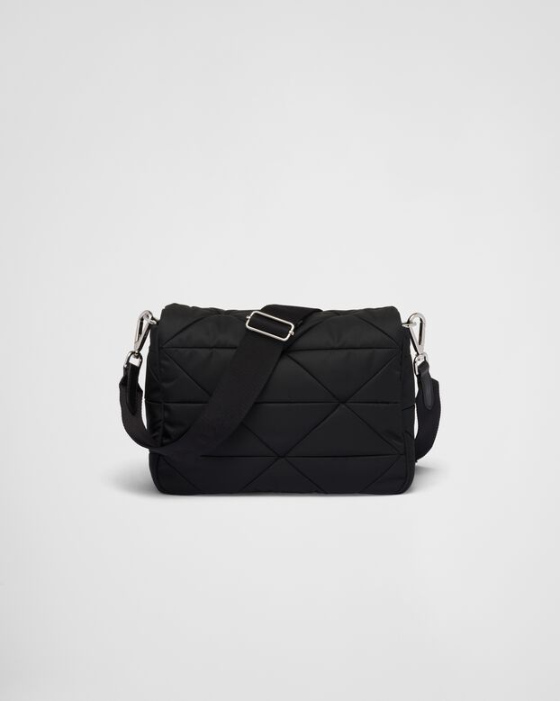 Padded Re-Nylon shoulder bag, , hi-res