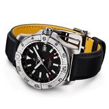 Avenger Automatic GMT 44mm Mens Watch Black Leather, , hi-res