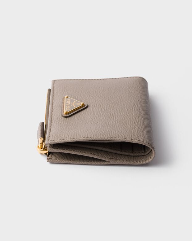 Small Saffiano leather wallet, , hi-res