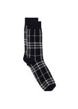 Check Cotton Cashmere Blend Socks, , hi-res