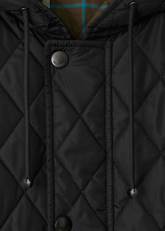 Quilted Nylon Parka, , hi-res