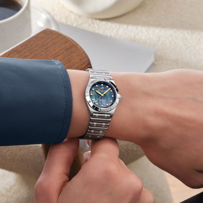 Chronomat 28mm UK Limited Edition Ladies Watch Black The Watches of Switzerland Group Exclusive, , hi-res