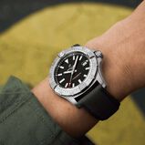 Avenger Automatic 42mm Mens Watch Black Leather, , hi-res