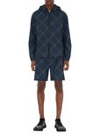Check Twill Hooded Jacket, , hi-res