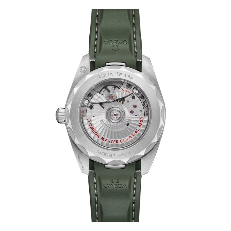 Seamaster Aqua Terra 150M 38mm, Steel on Rubber Strap, , hi-res