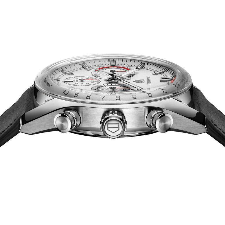 Carrera Chronosprint X Porsche Special Edition 42mm Mens Watch Silver, , hi-res