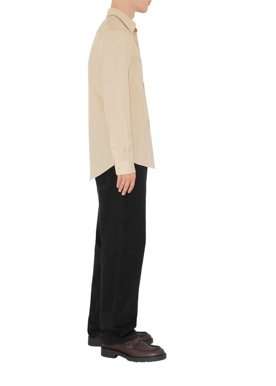 Slim Fit Cotton Shirt, , hi-res