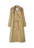 Long Check Collar Castleford Trench Coat, , hi-res