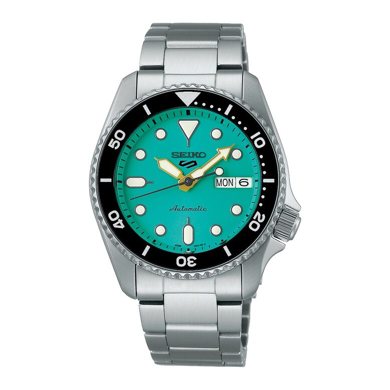 5 Sports SKX Midi Teal 38mm Mens Watch, , hi-res