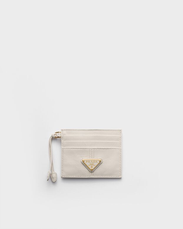 Leather card holder, , hi-res