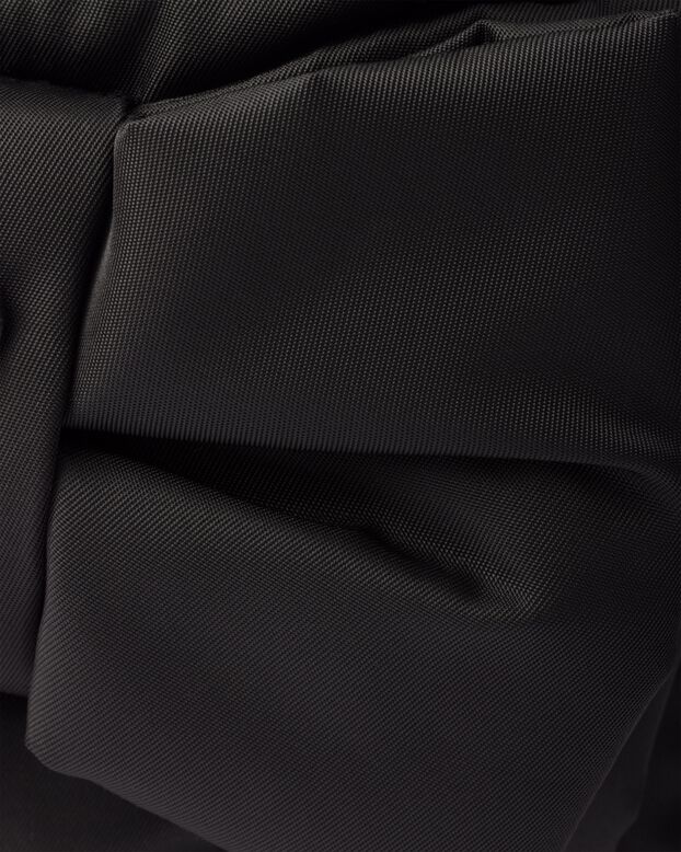 Padded Re-Nylon mini-bag with bow, , hi-res