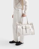 Prada Bonnie denim and leather tote bag, , hi-res
