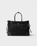Prada Bonnie Re-Nylon and leather tote bag, , hi-res