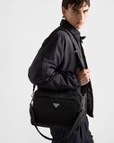 Re-Nylon and Saffiano leather shoulder bag, , hi-res