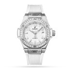 Big Bang One Click Steel White Diamonds 33mm Watch
