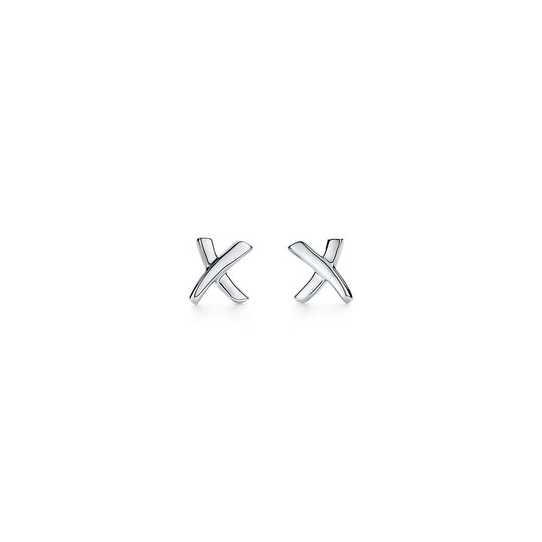 Paloma&#39;s Graffiti X earrings in sterling silver, mini., , hi-res