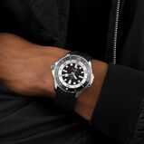 Superocean Automatic 46 Stainless Steel Rubber Strap Watch, , hi-res