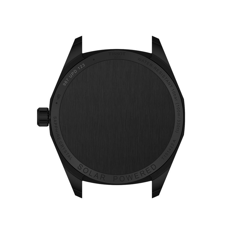 PRC 100 Solar Quartz 39mm Mens Watch Black Leather, , hi-res