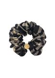 Check Silk Scrunchie, , hi-res
