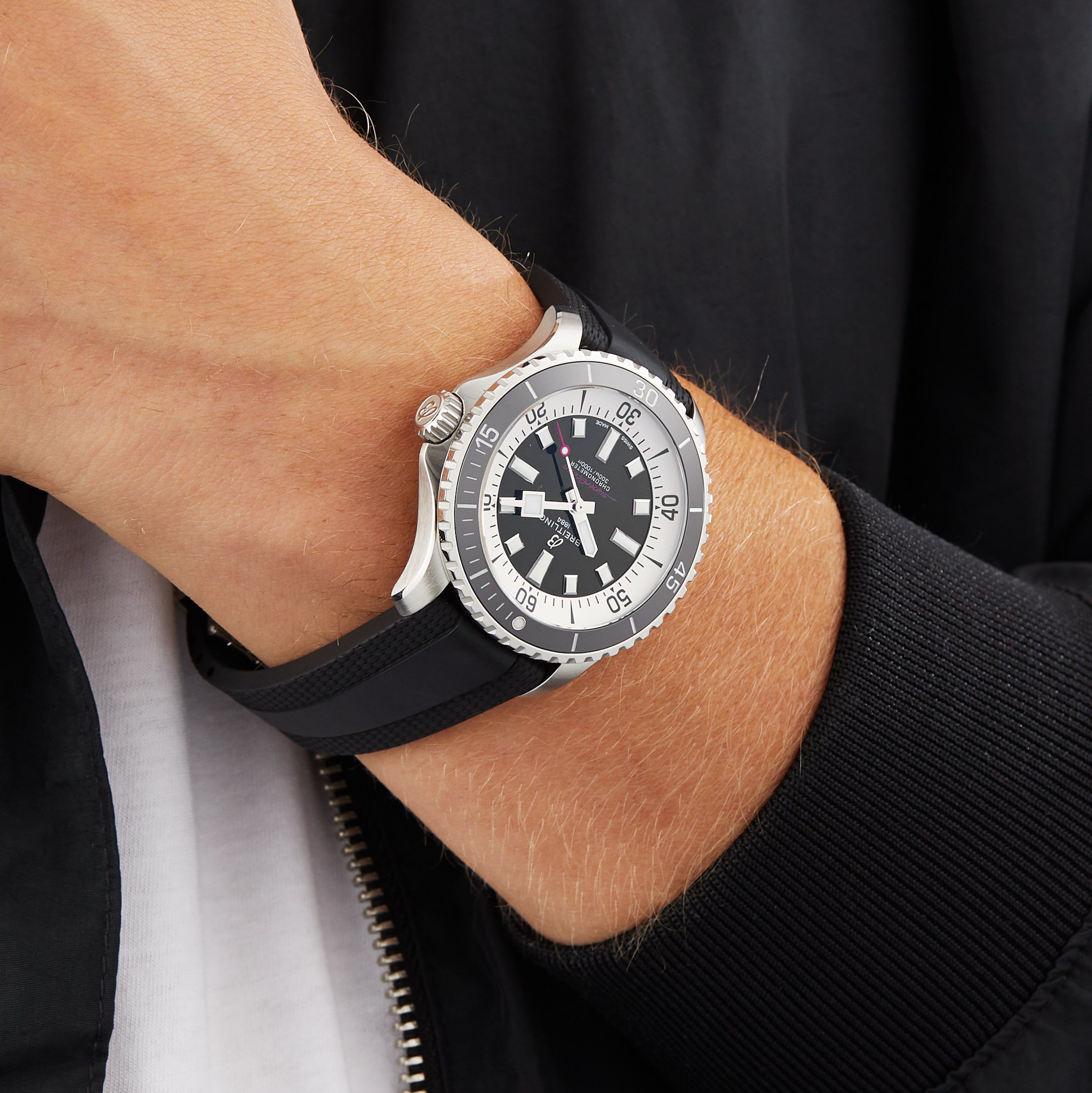 Superocean rubber strap on sale