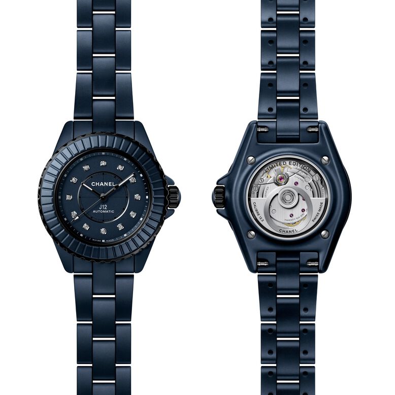 J12 Bleu Watch Calibre 12.2, 33 Mm, , hi-res