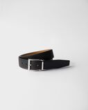 Saffiano Leather Reversible Belt, , hi-res