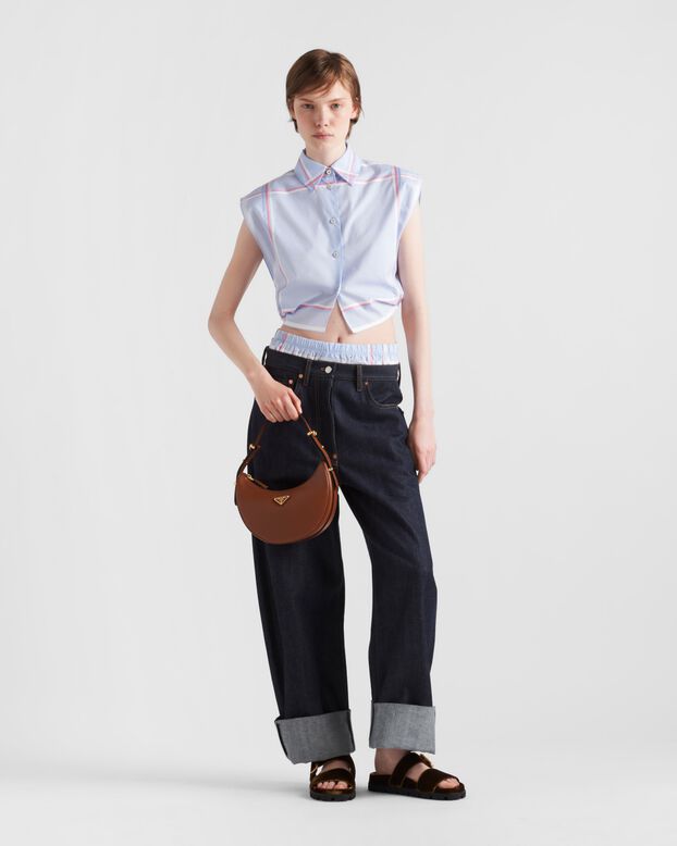 Prada Arqu&eacute; small leather shoulder bag, , hi-res