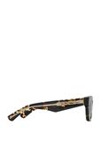 Inlaid Check Cat-eye Sunglasses​, , hi-res