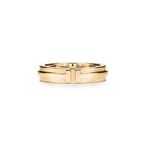 Tiffany T Narrow Ring in Yellow Gold - Size 6 1/2