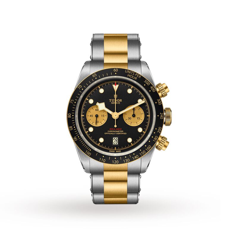 Black Bay Chrono S&amp;G 41mm Steel Case Steel And Yellow Gold Bracelet, , hi-res