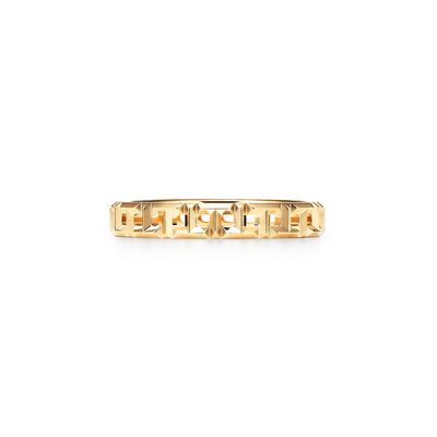 Tiffany T True narrow ring in 18k gold, 3.5 mm wide