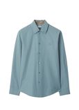 Slim Fit Cotton Poplin Shirt, , hi-res