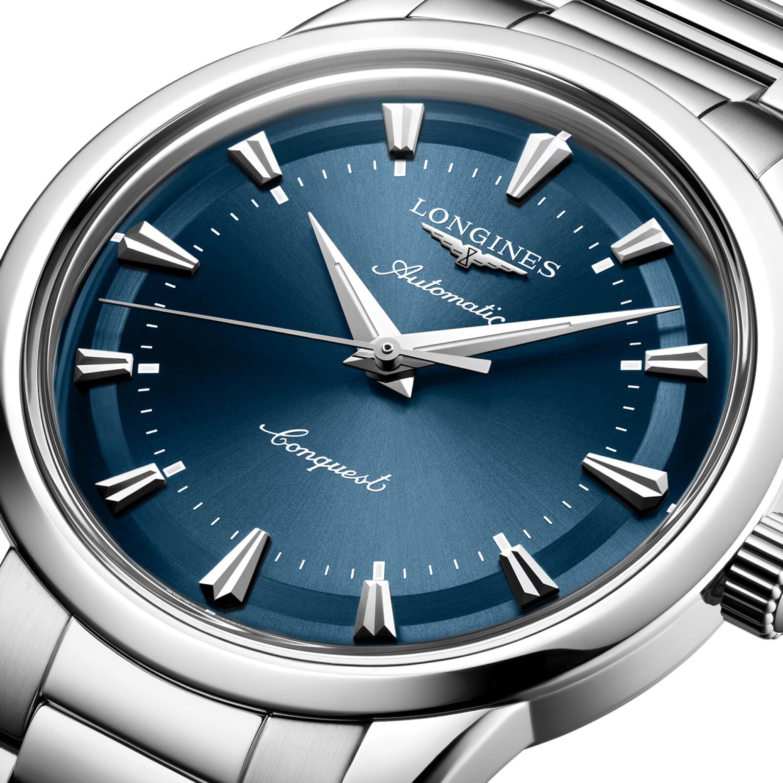 Longines Conquest Heritage 40mm Mens Watch Blue Fine Watches | Heathrow ...