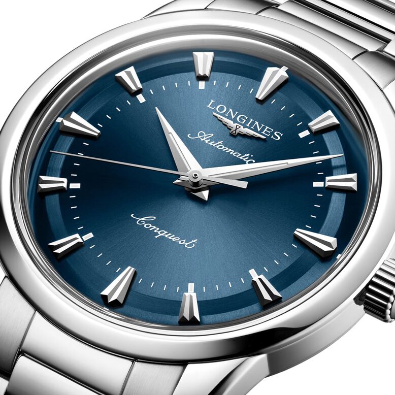 Conquest Heritage 40mm Mens Watch Blue, , hi-res