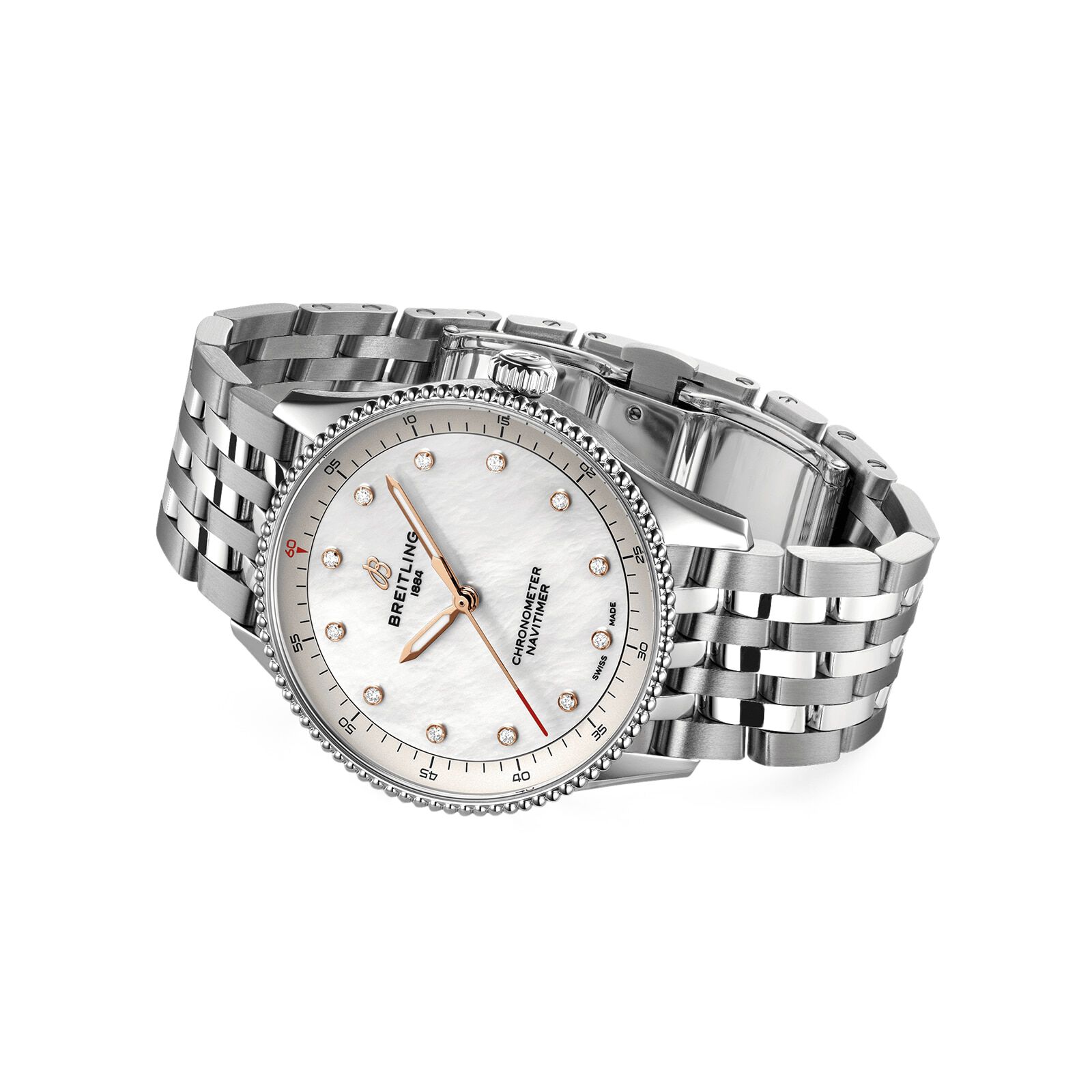Breitling ladies watches hotsell mother of pearl face