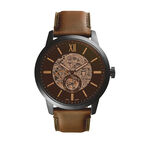 Townsman Man Brown Leather Black 48 A3