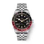 Black Bay G58 GMT 39mm Steel Case Black and Burgundy Bezel Watch