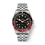 Black Bay G58 GMT 39mm Steel Case Black and Burgundy Bezel Watch, , hi-res