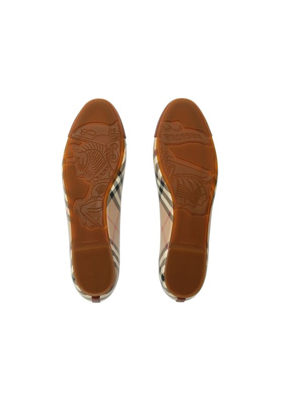 Check Canvas Highgate Ballerinas, , hi-res