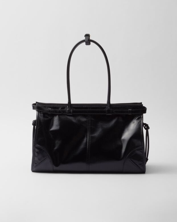 Prada Bonnie large leather handbag, , hi-res