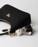 Teddy bag charm with metal ring, , hi-res