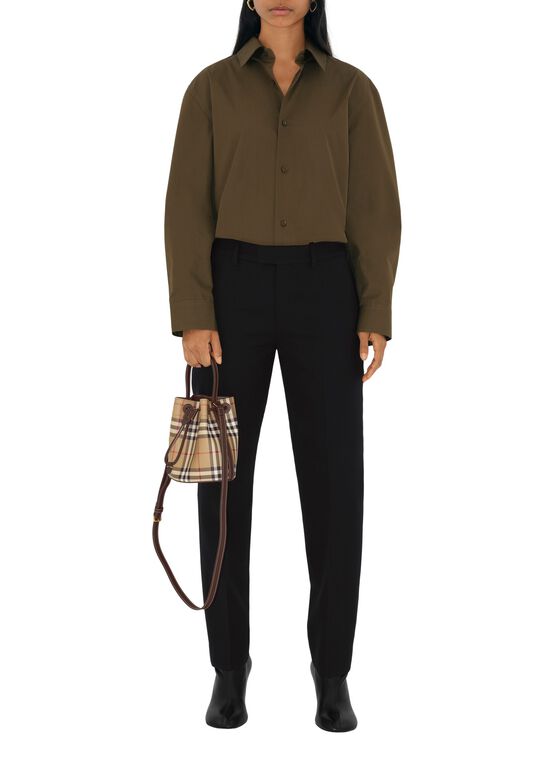 Mini Check Bucket Bag, , hi-res