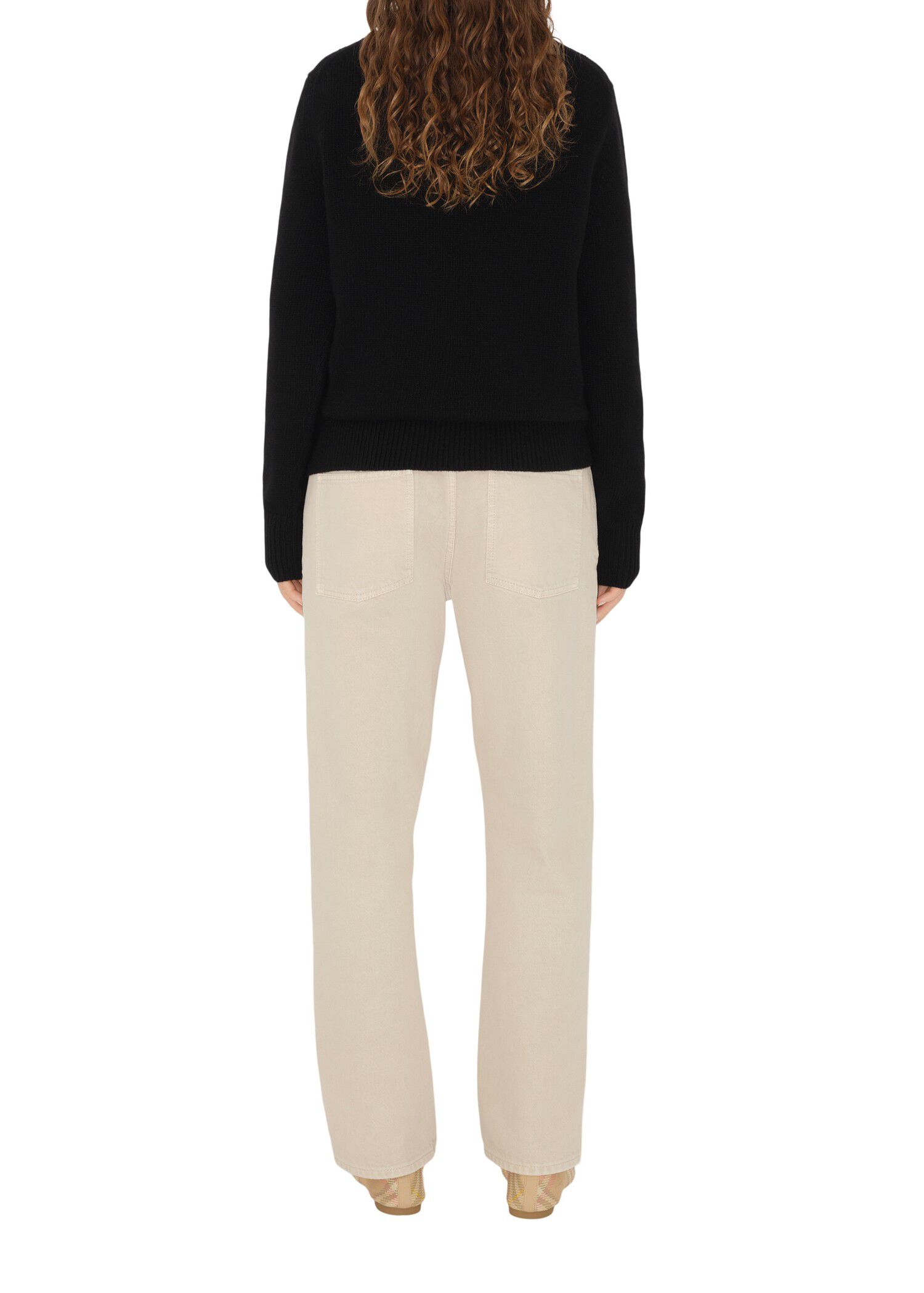 Burberry EKD Wool Cashmere Sweater Tops | Heathrow Reserve & Collect