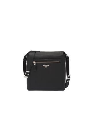 Saffiano Leather Cross-Body Bag